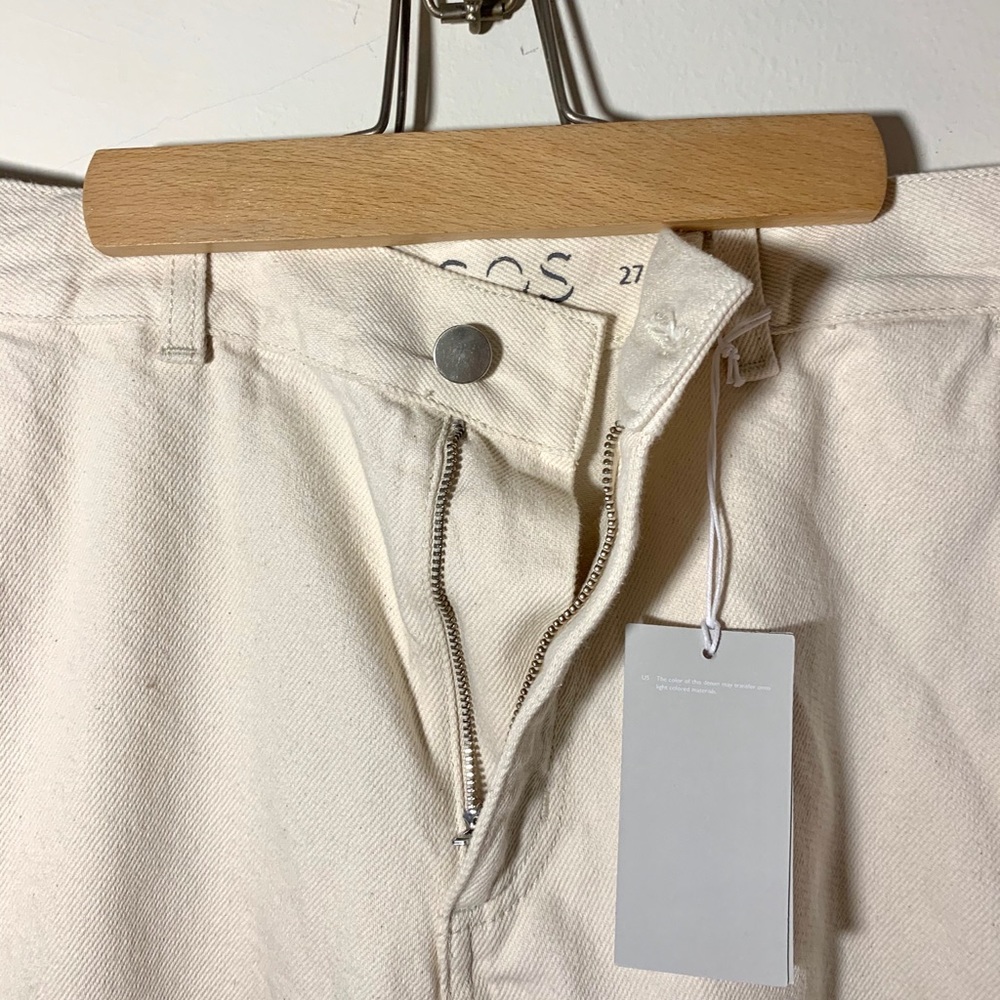 COS wide-leg jeans (off-white)